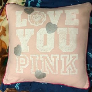 VS PINK VINTAGE THRW PILLOW